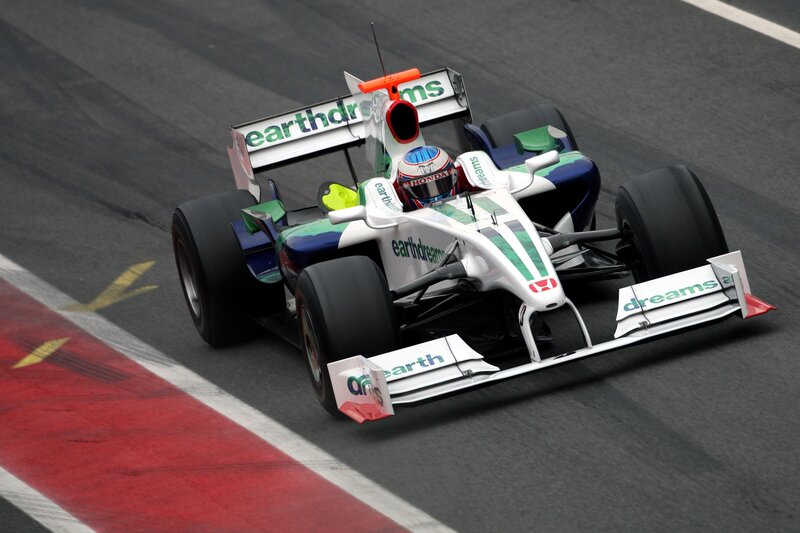 Formula One car on track