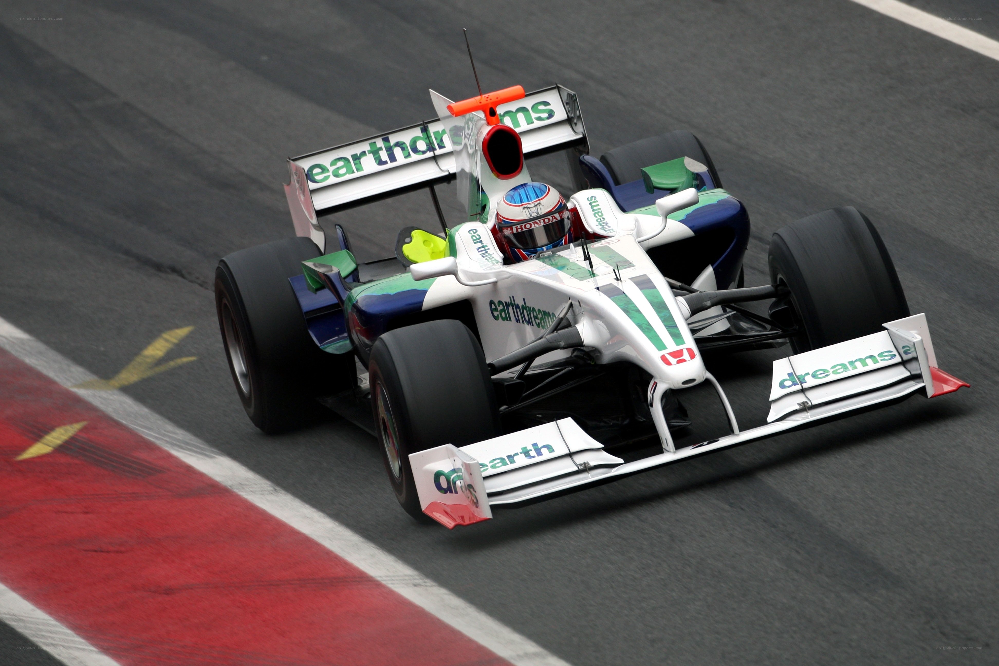 Formula One car on track