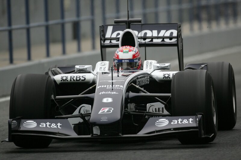 Formula One car on track