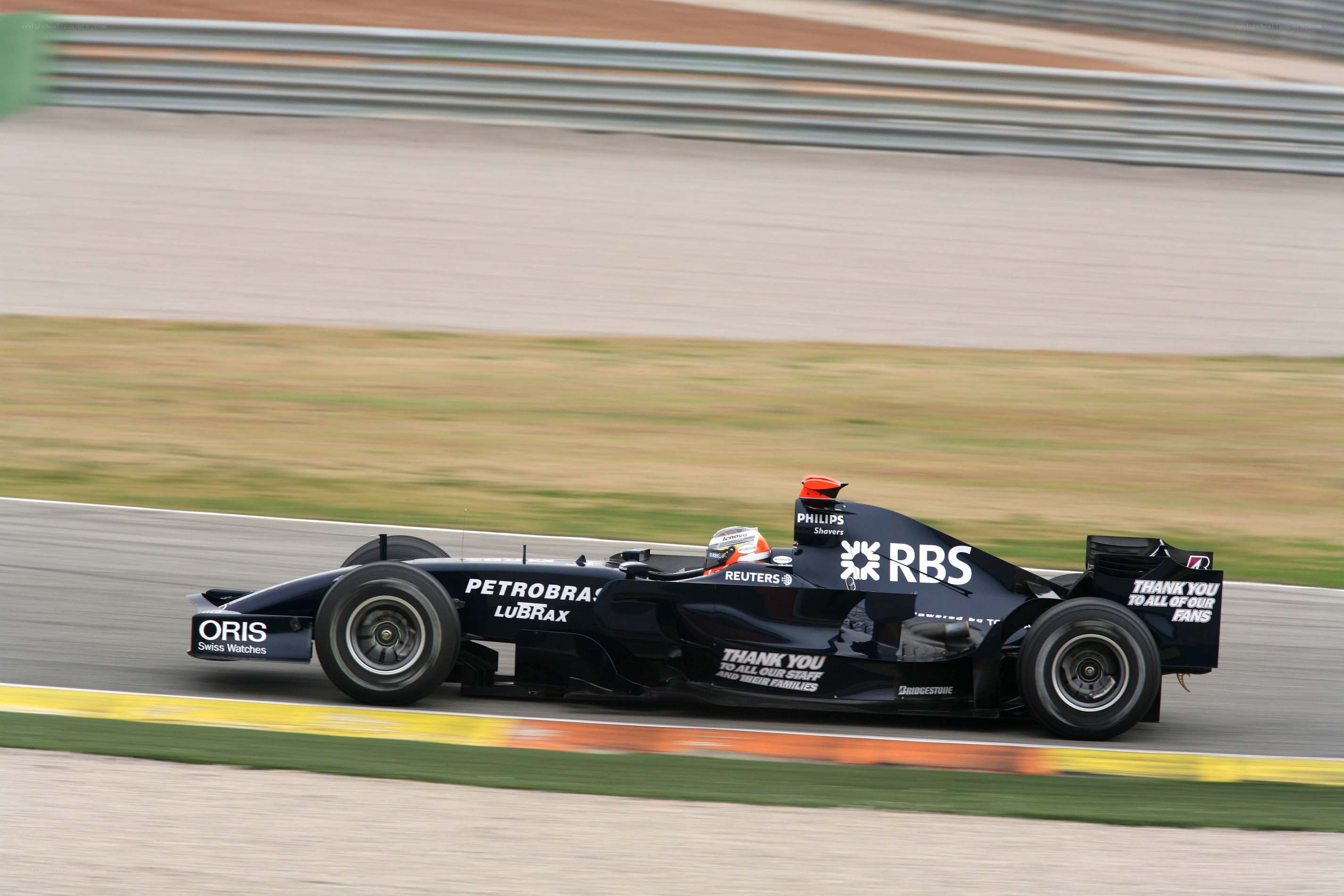 Formula One car on track