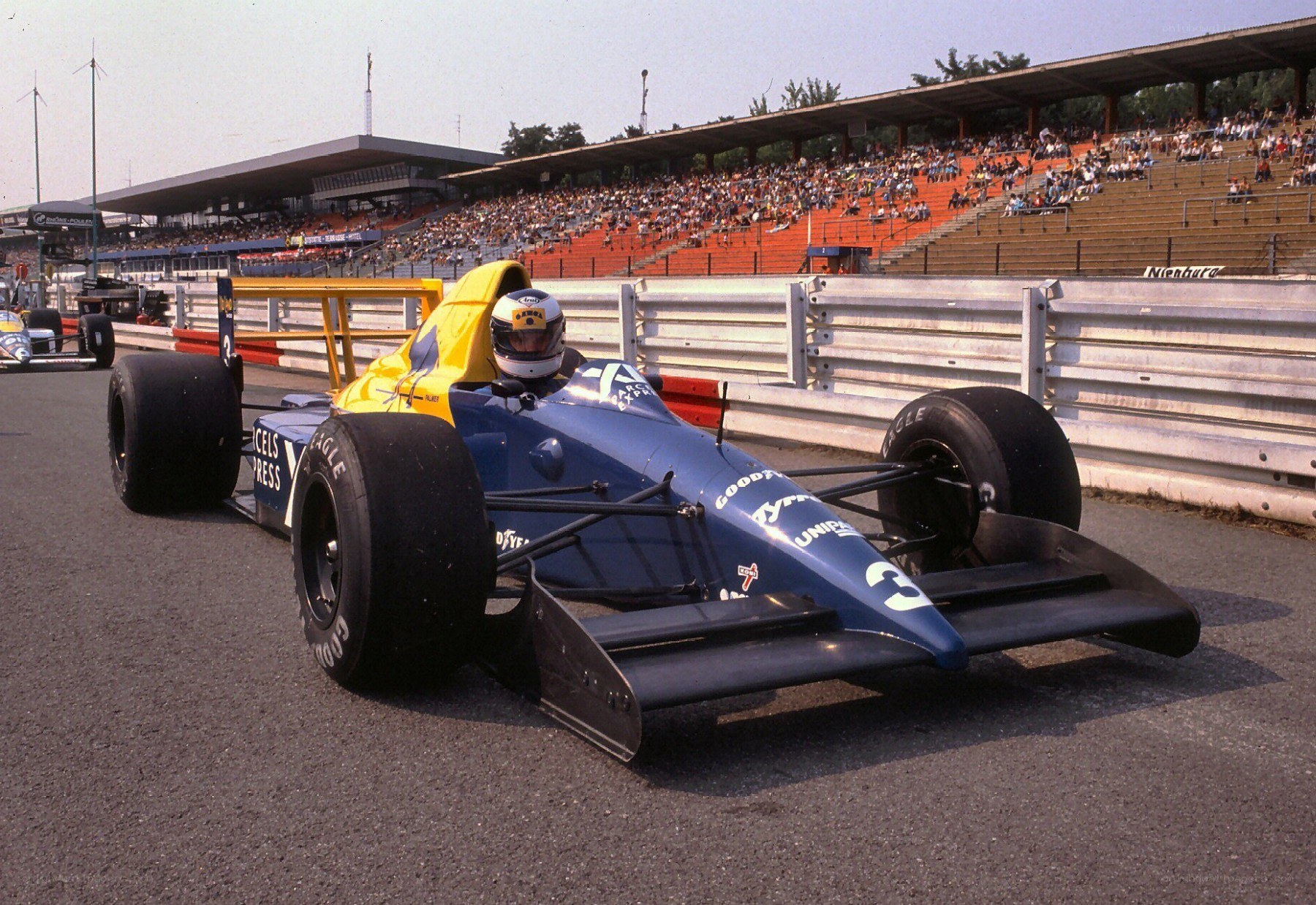 Formula One car on track