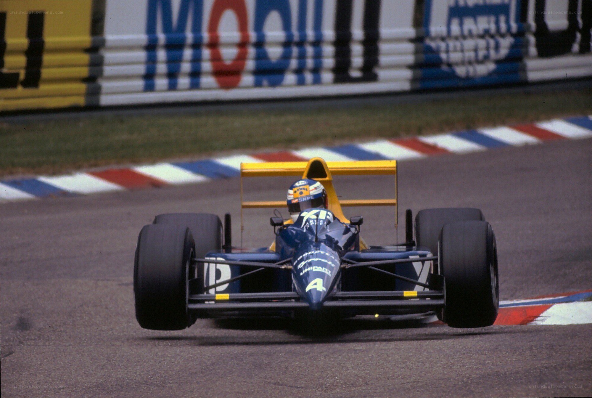 Formula One car on track