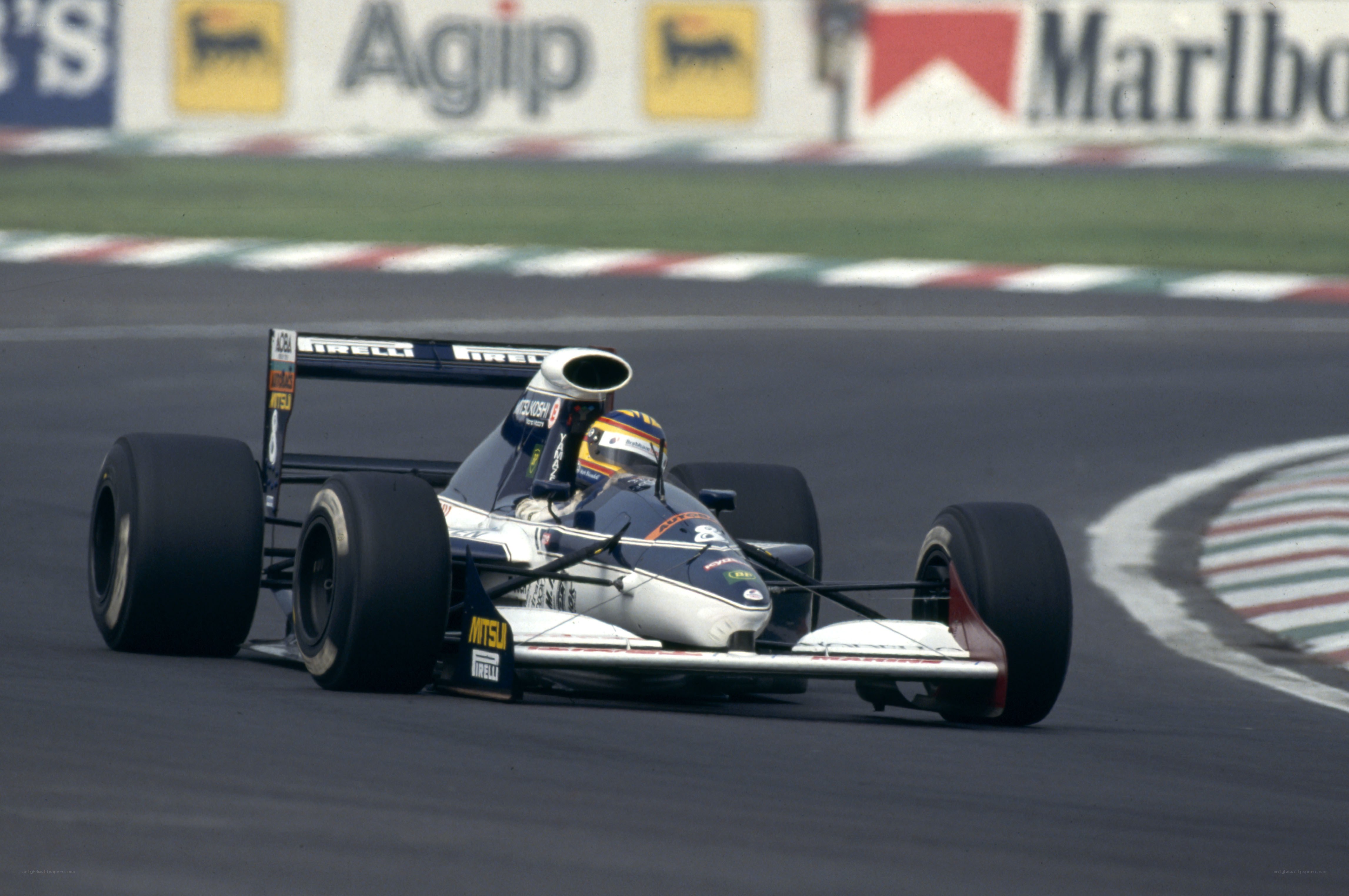 Formula One car on track