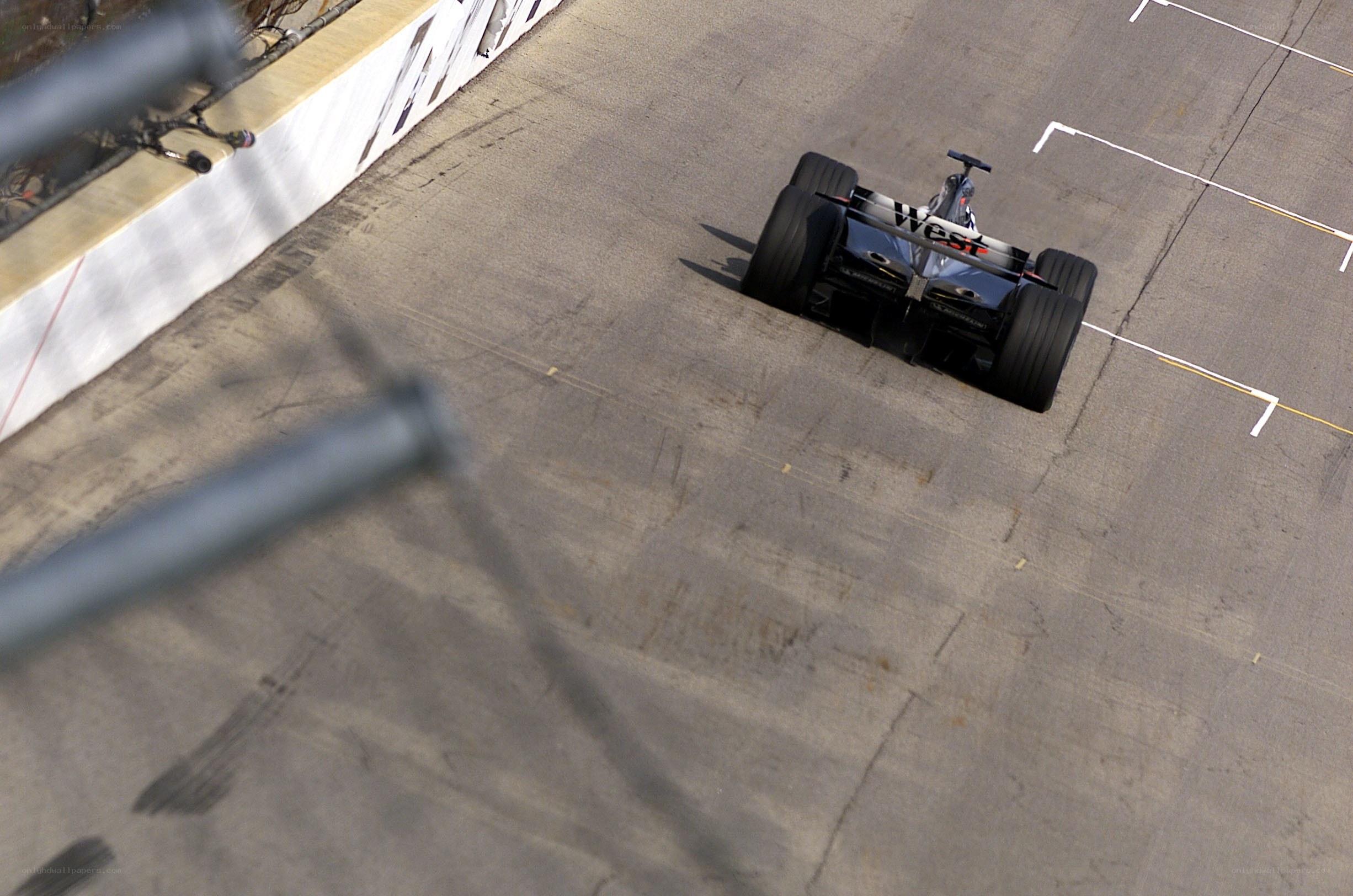 Formula One car on track