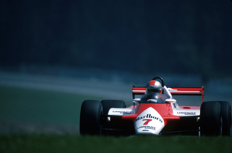 Formula One car on track