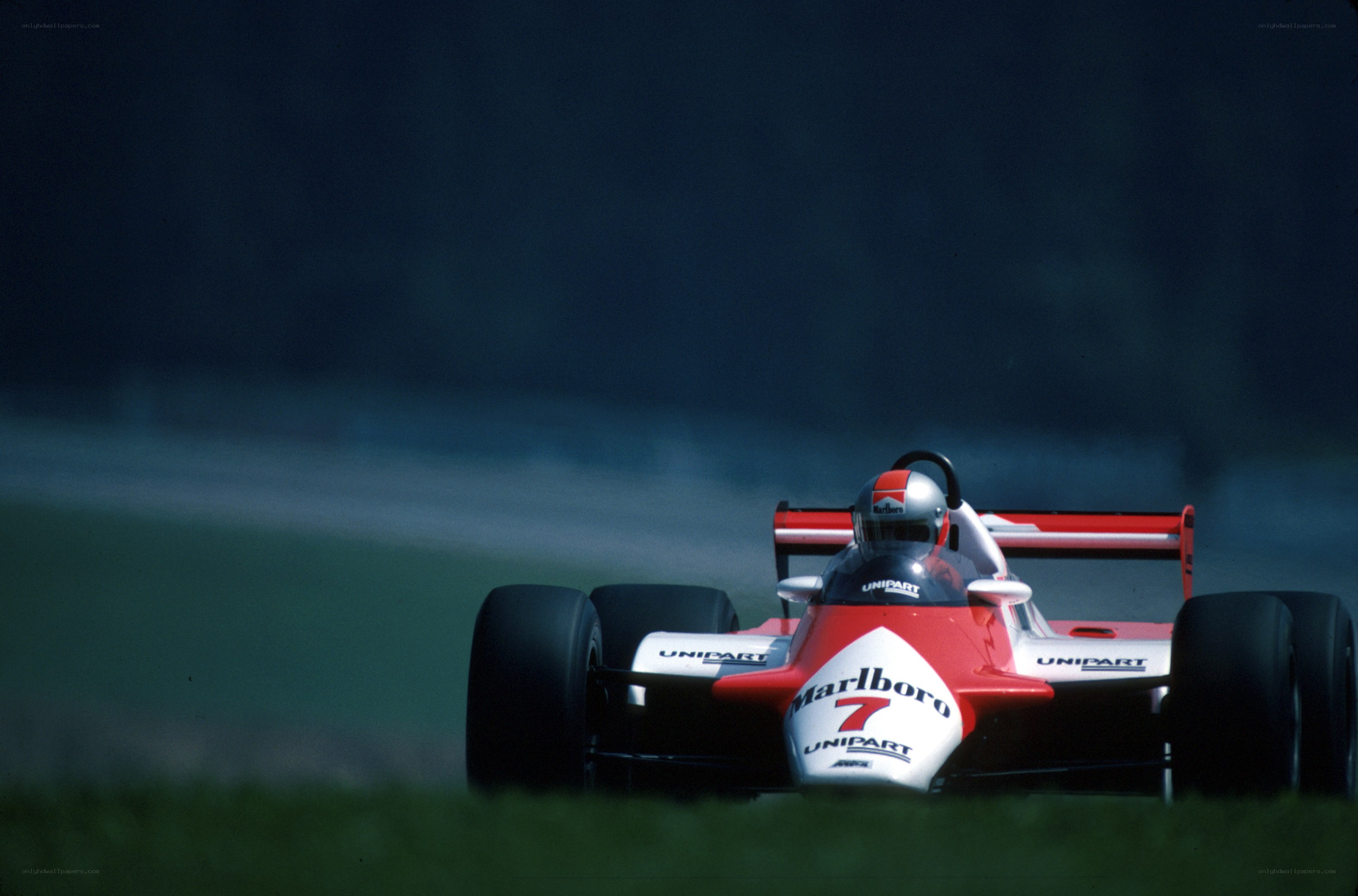 Formula One car on track