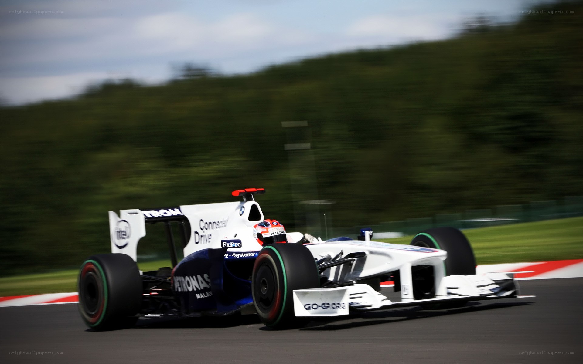 Formula One car on track
