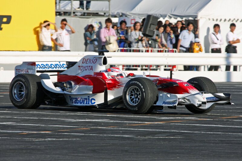 Formula One car on track