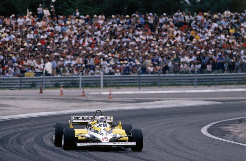 Formula One car on track