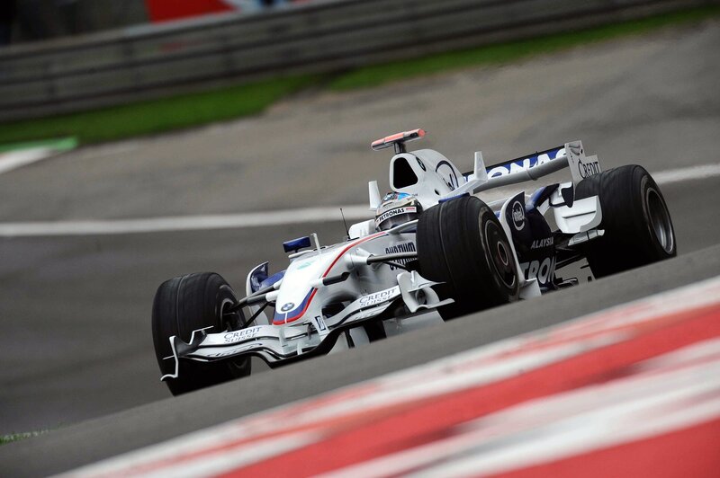Formula One car on track