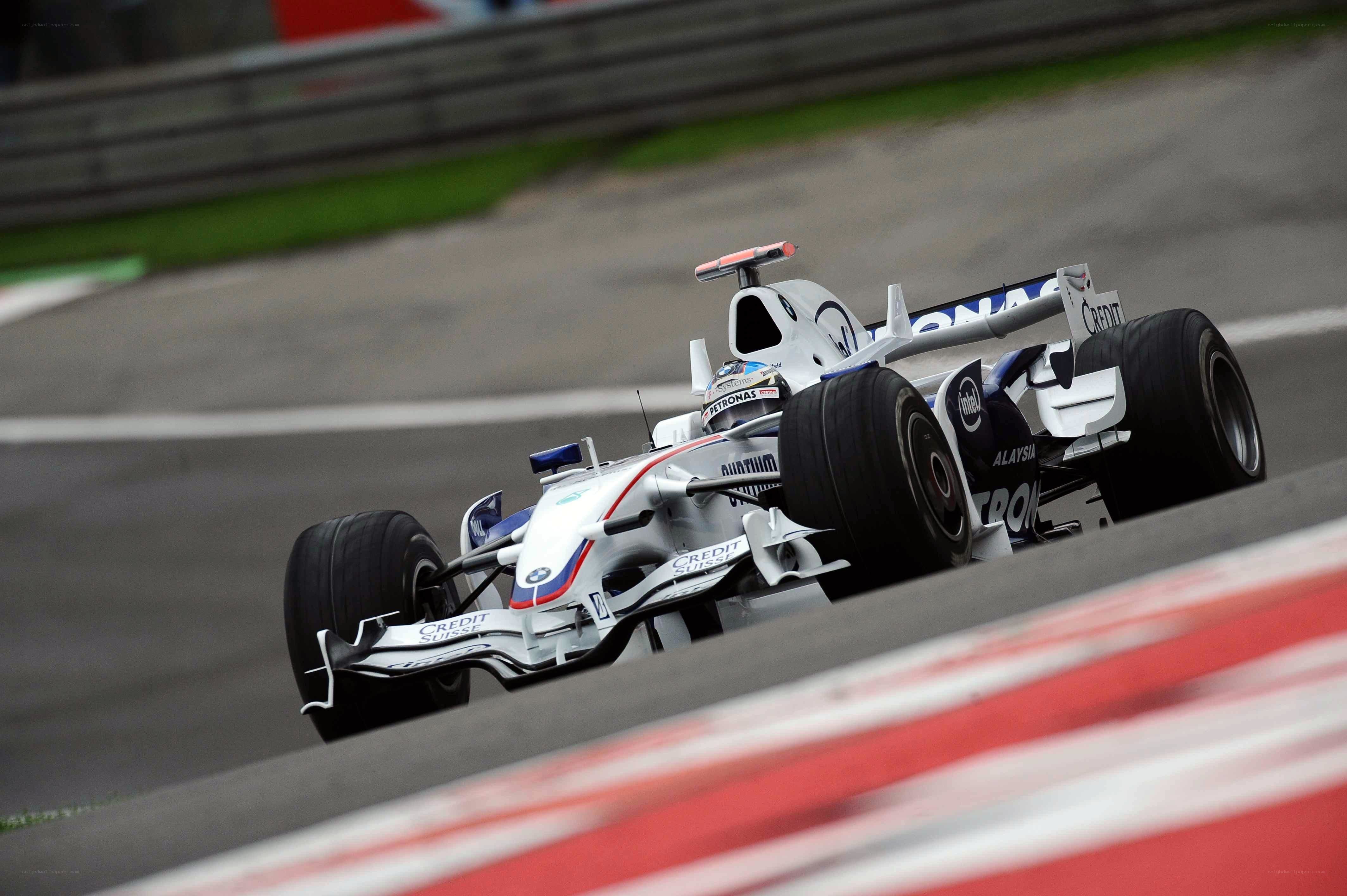 Formula One car on track