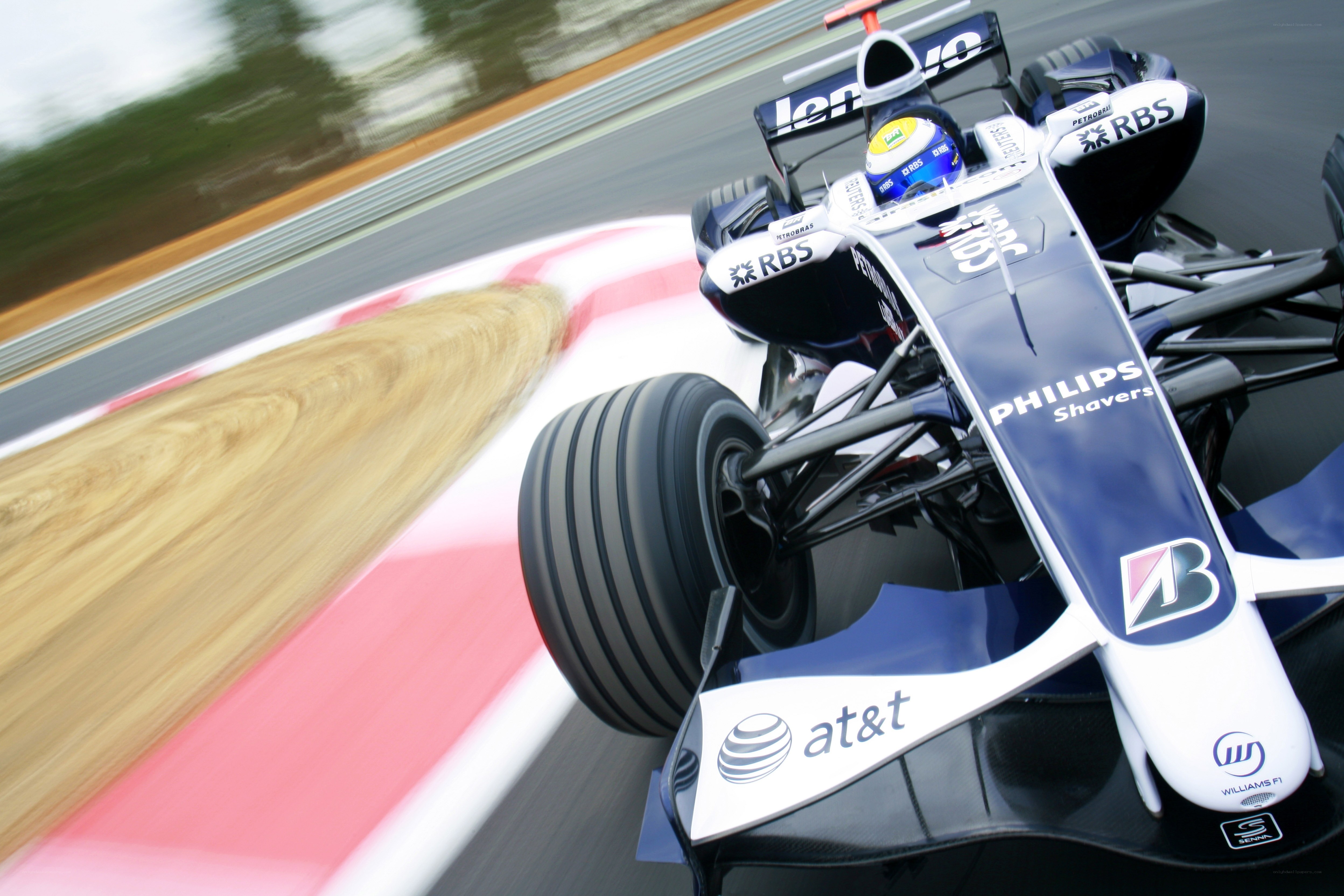 Formula One car on track