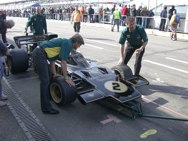 Formula One car on track