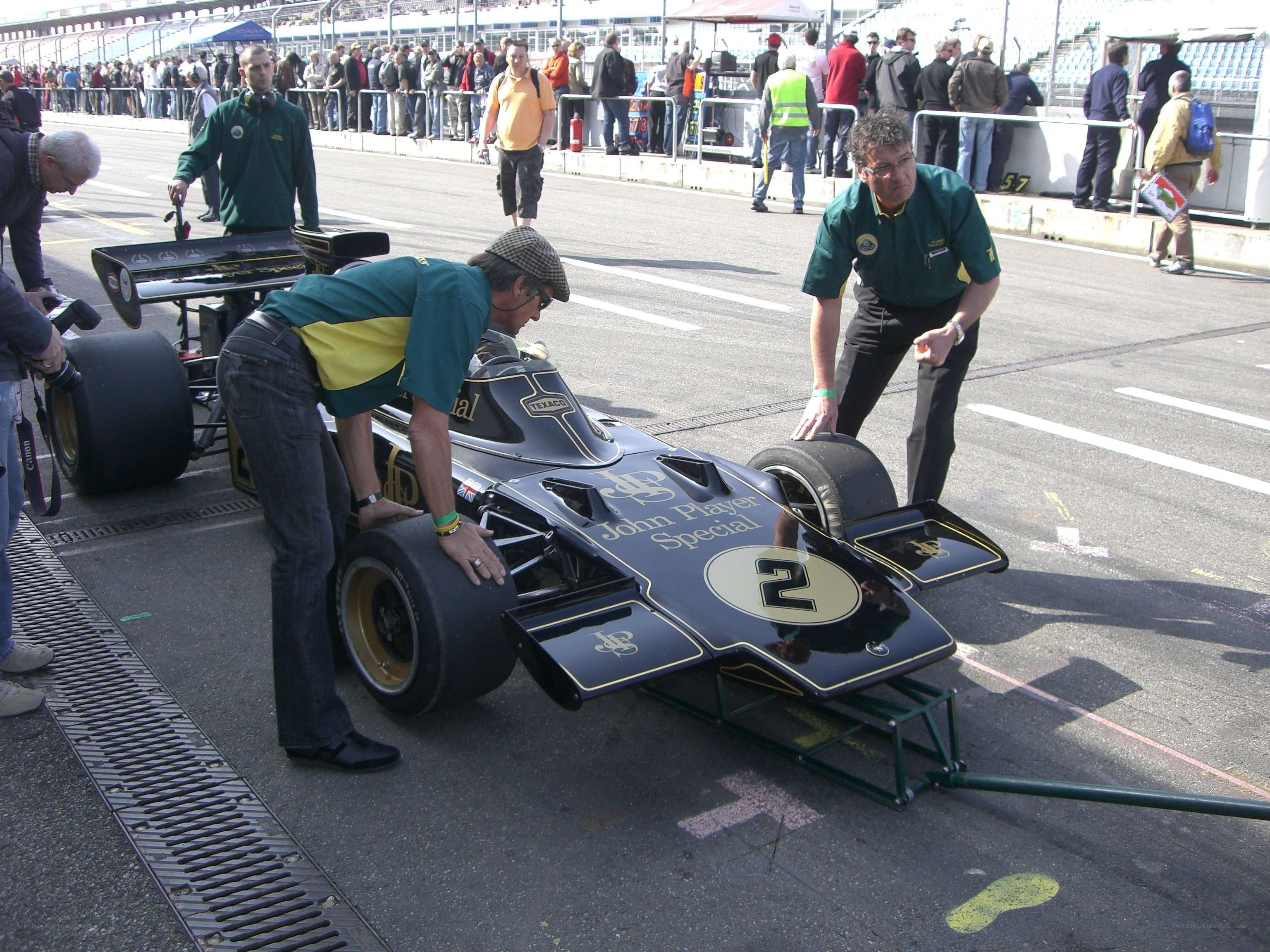 Formula One car on track