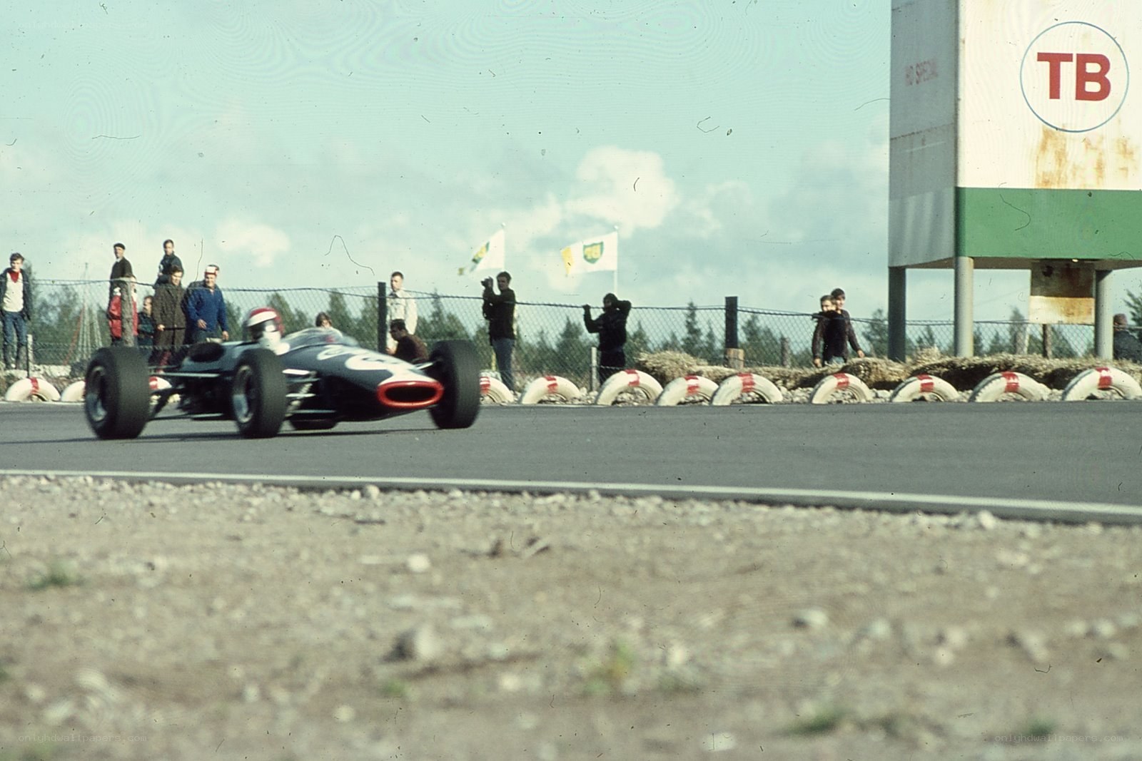 Formula One car on track