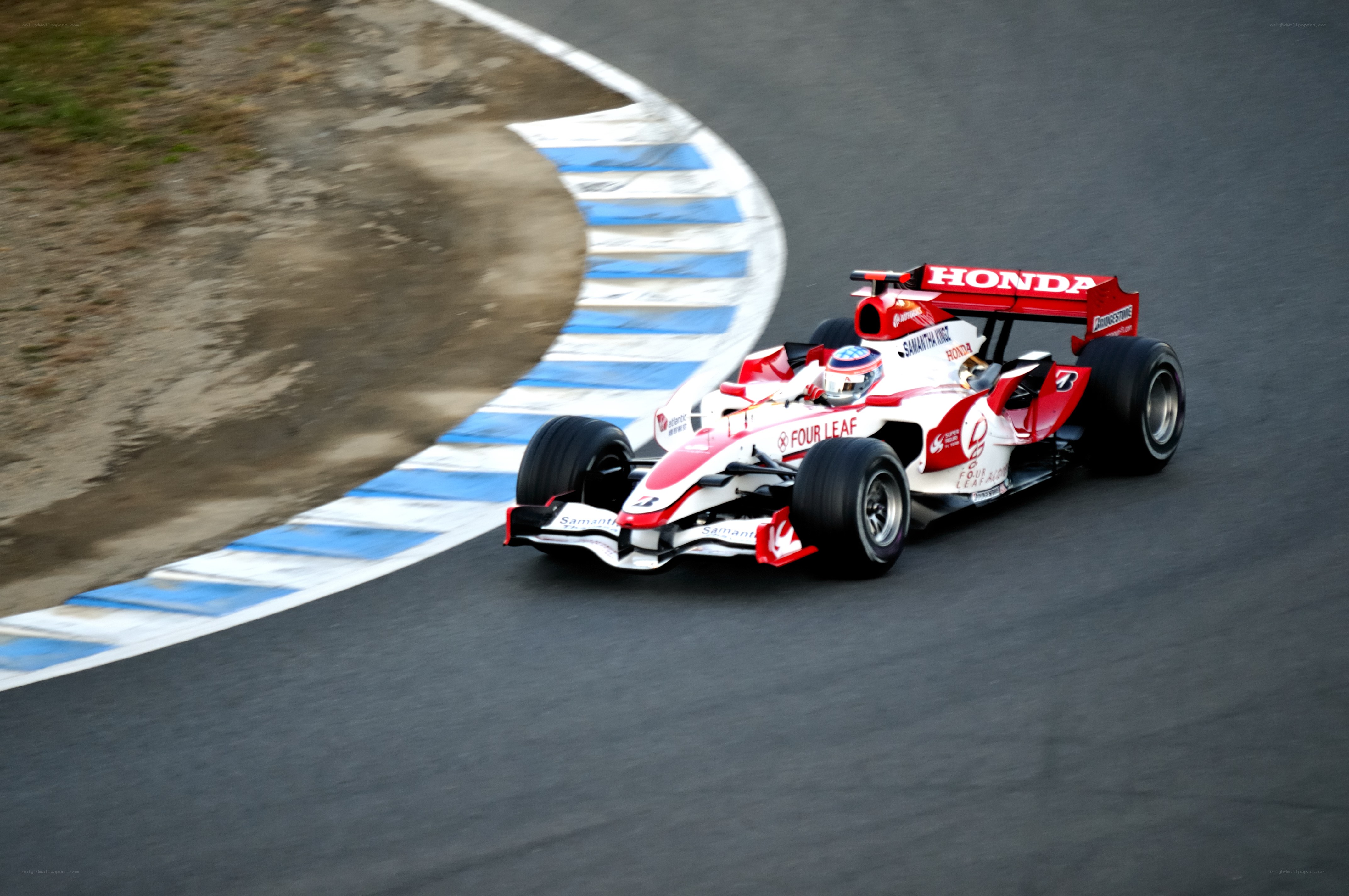 Formula One car on track
