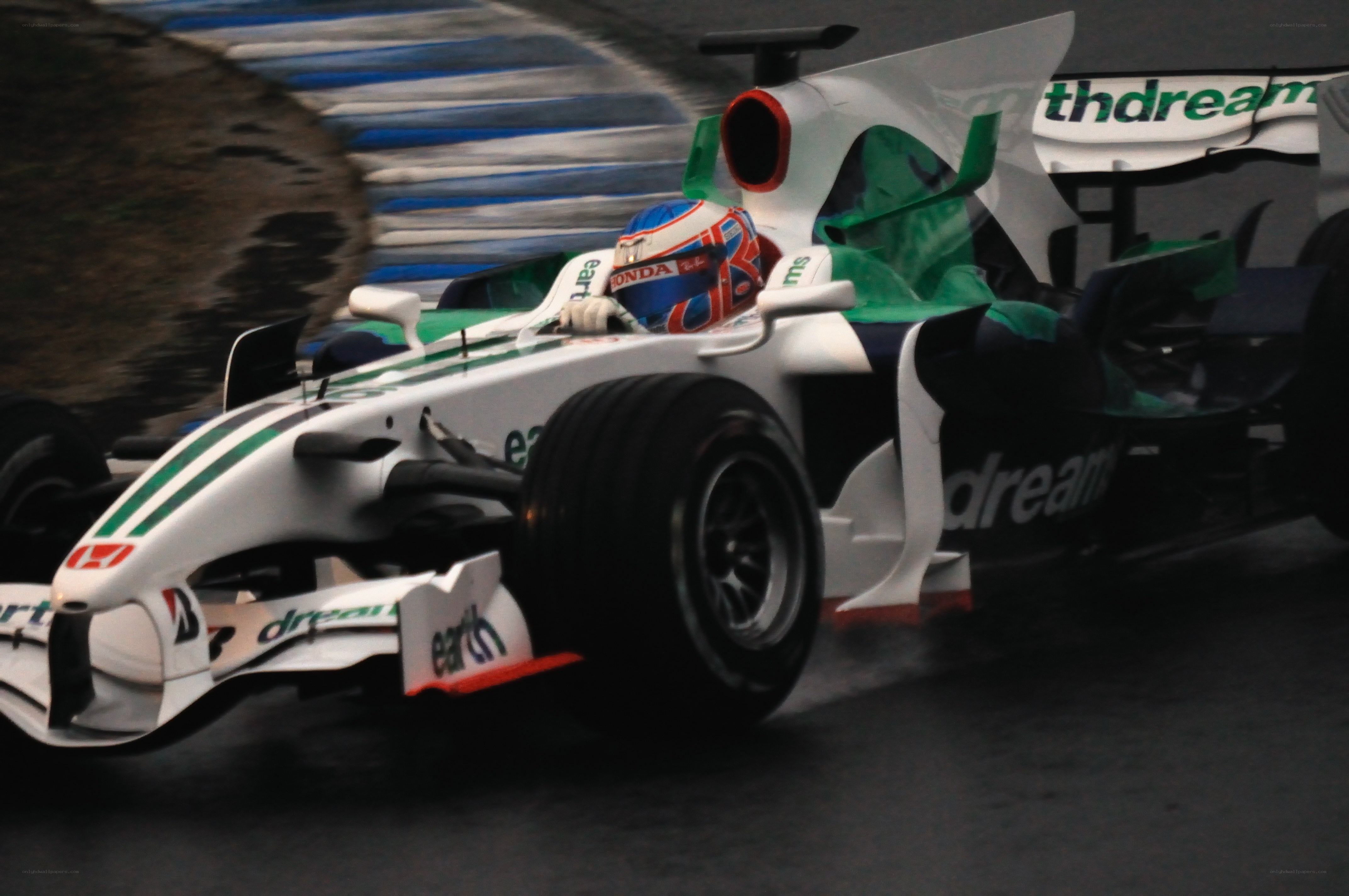 Formula One car on track
