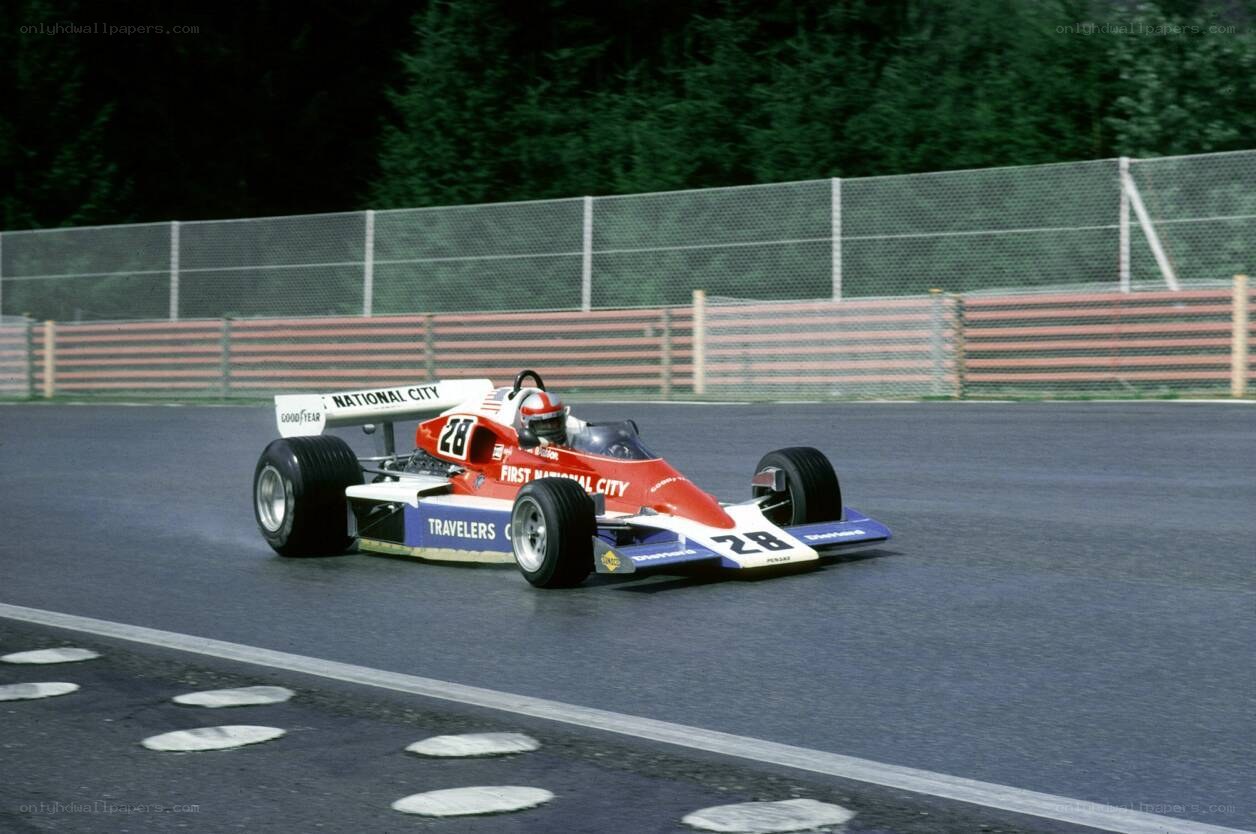Formula One car on track
