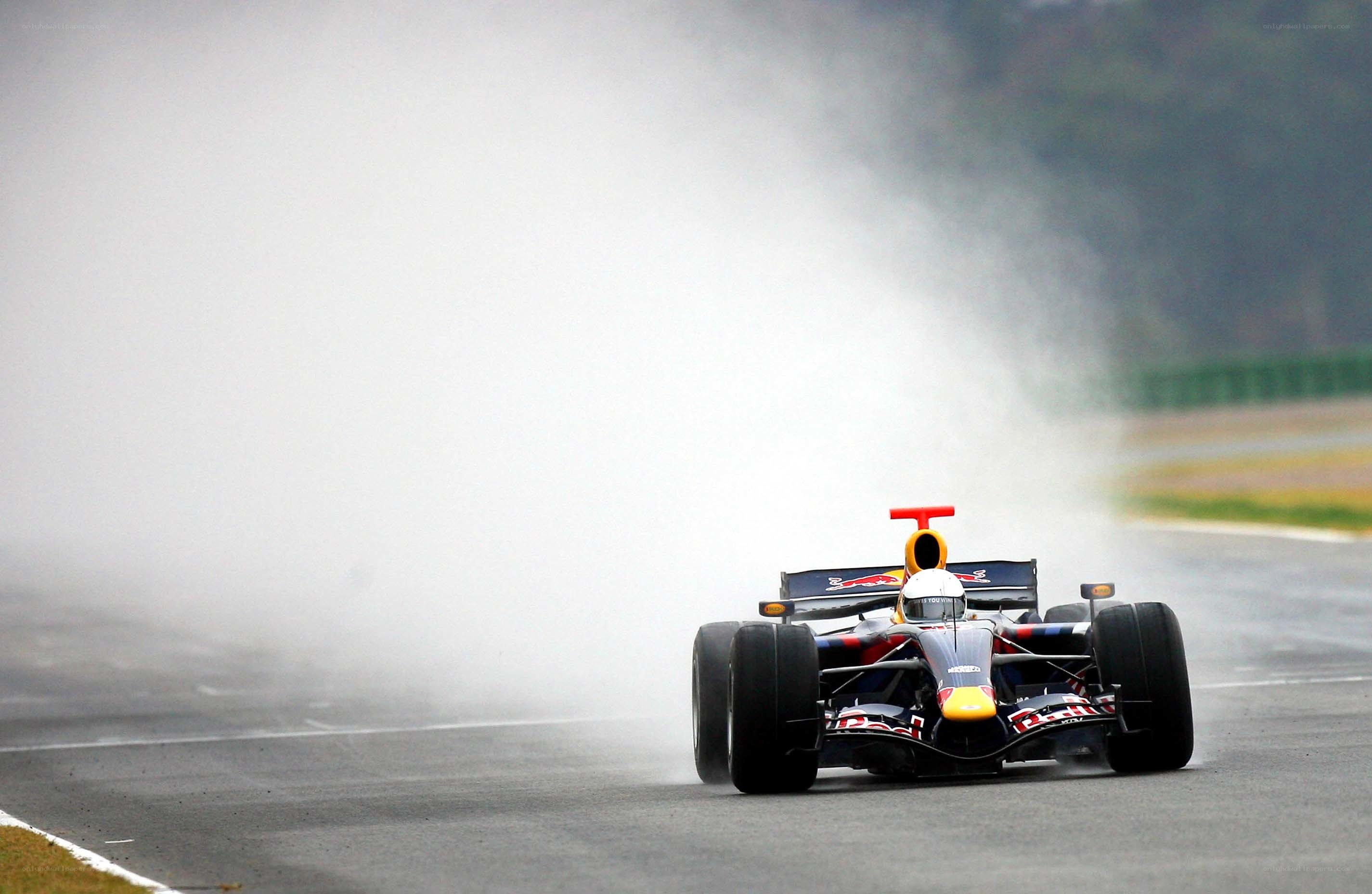 Formula One car on track