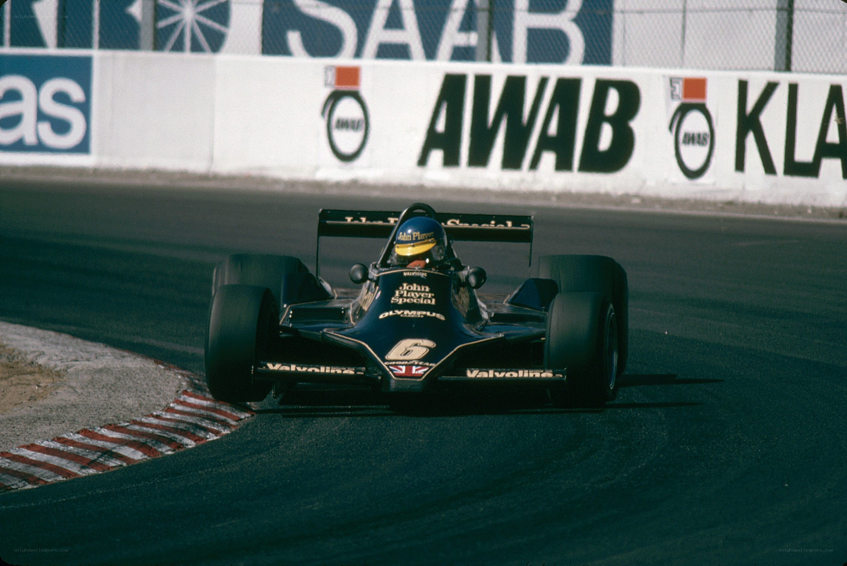 Formula One car on track