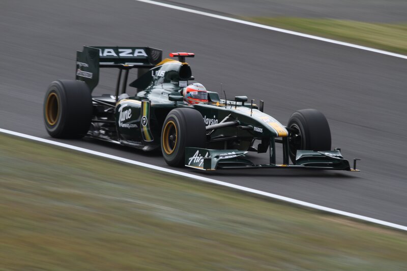 Formula One car on track