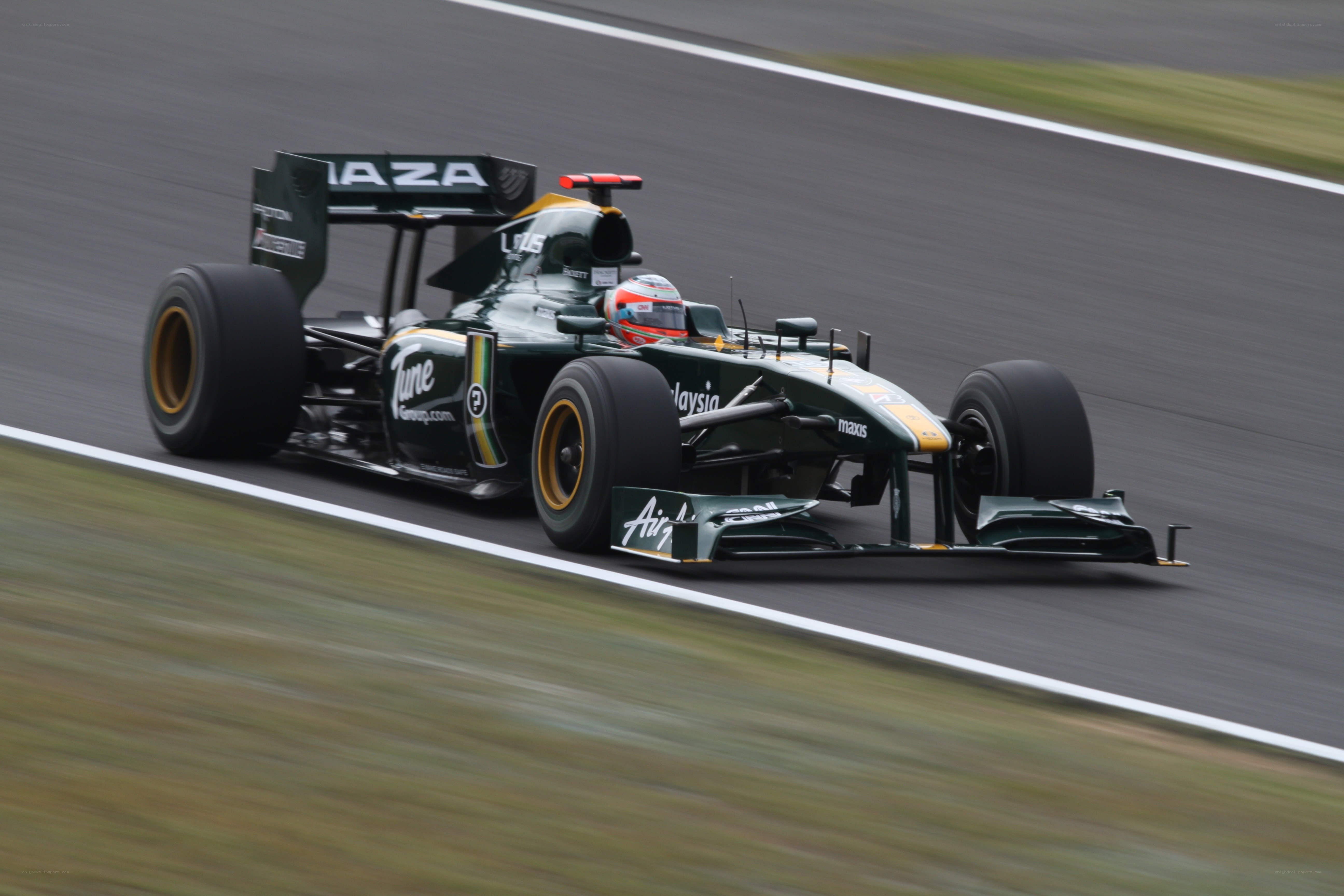 Formula One car on track