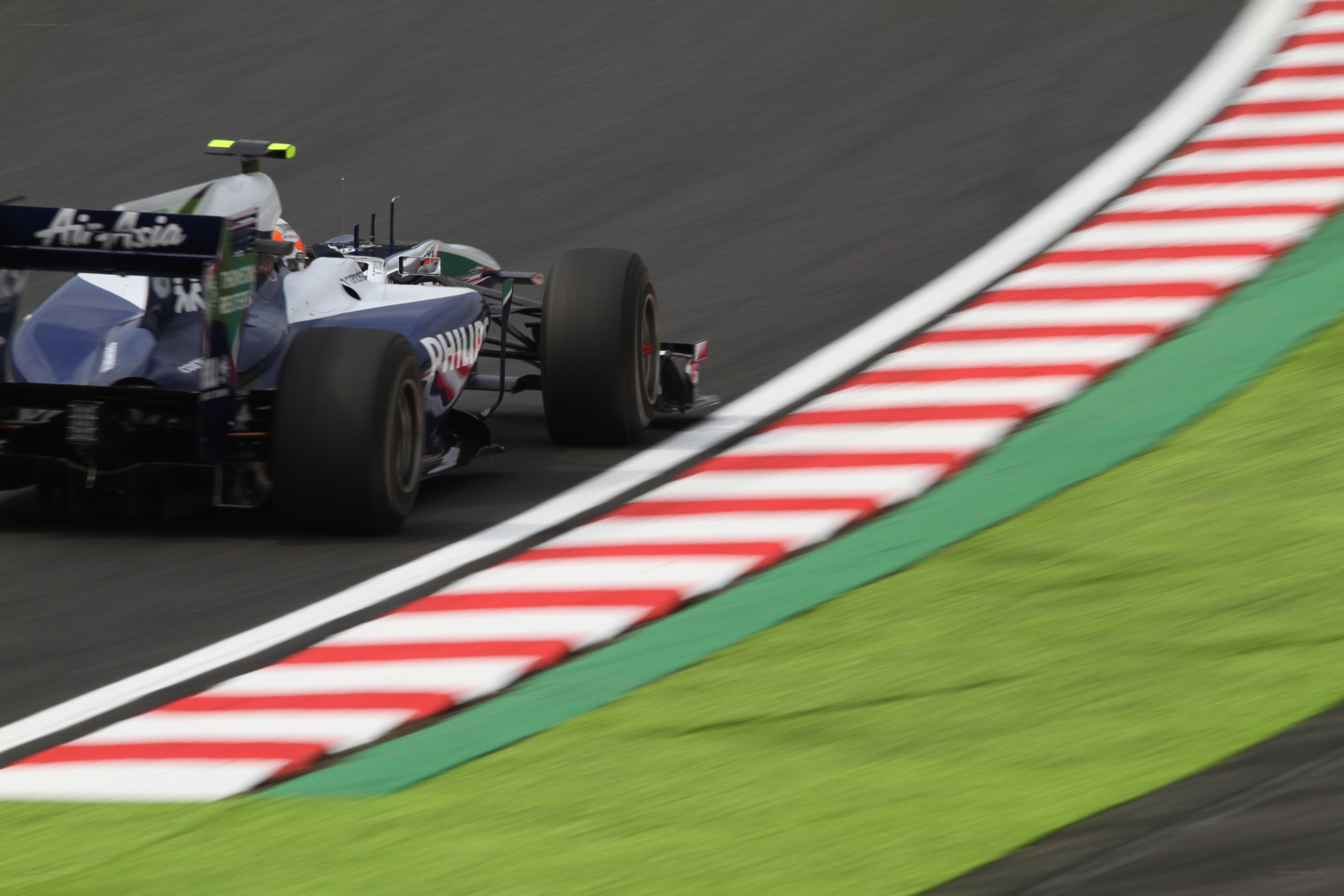 Formula One car on track