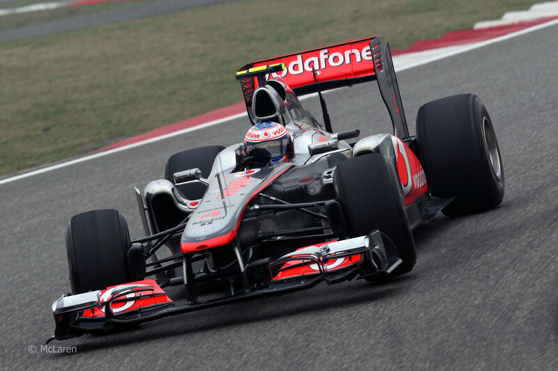 Formula One car on track