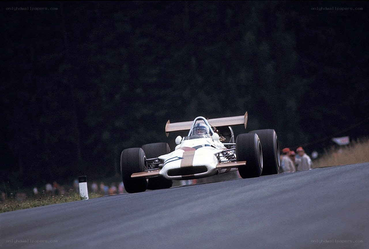Formula One car on track
