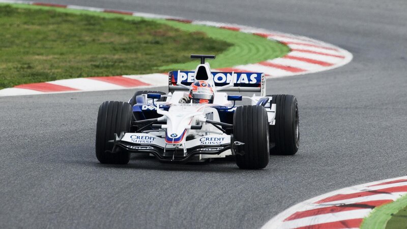 Formula One car on track