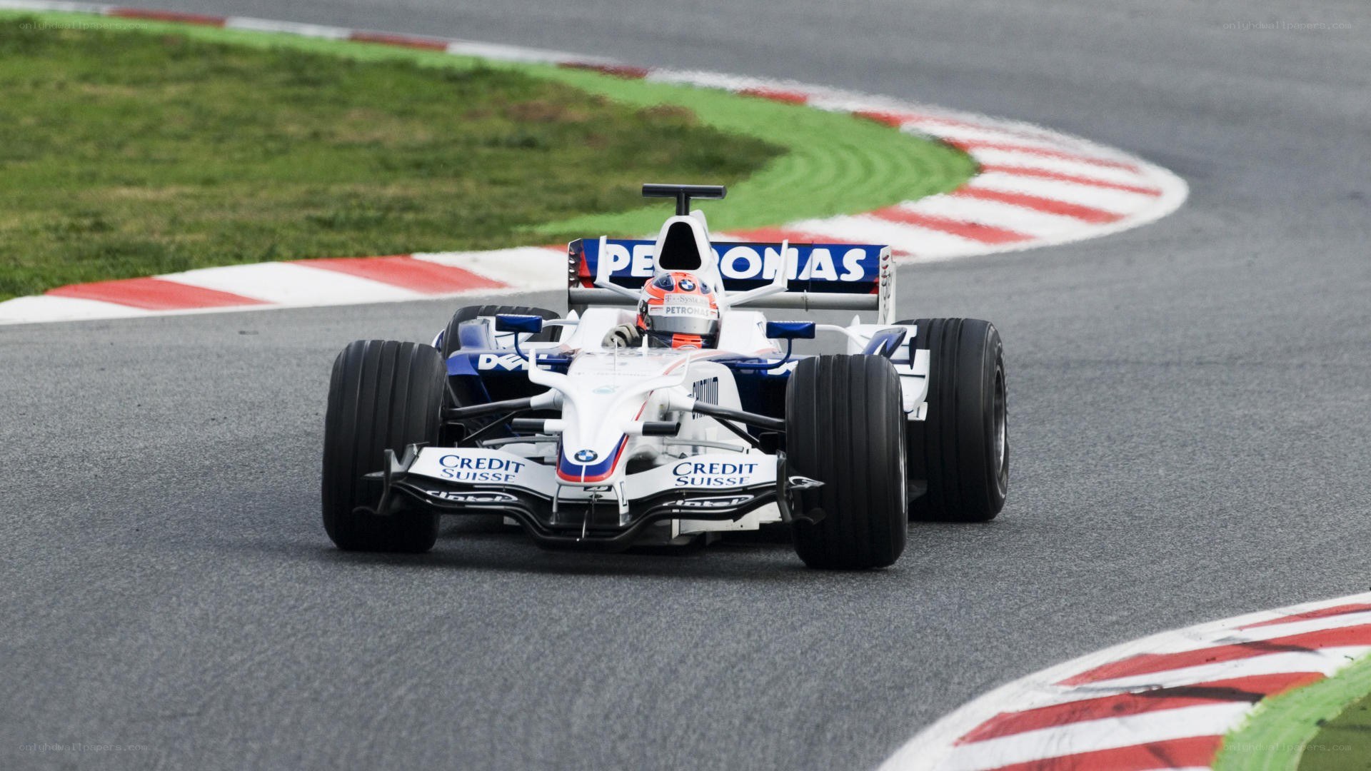 Formula One car on track