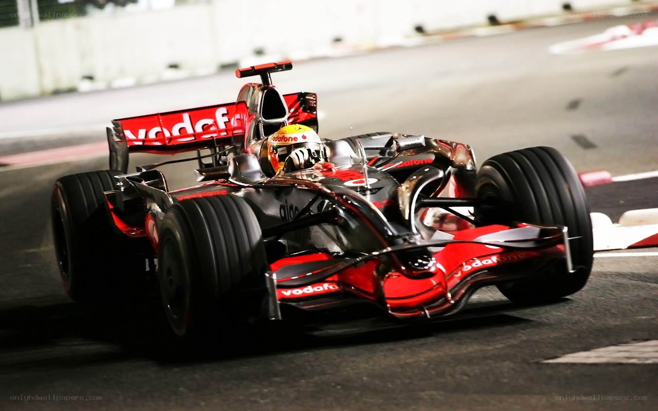 Formula One car on track