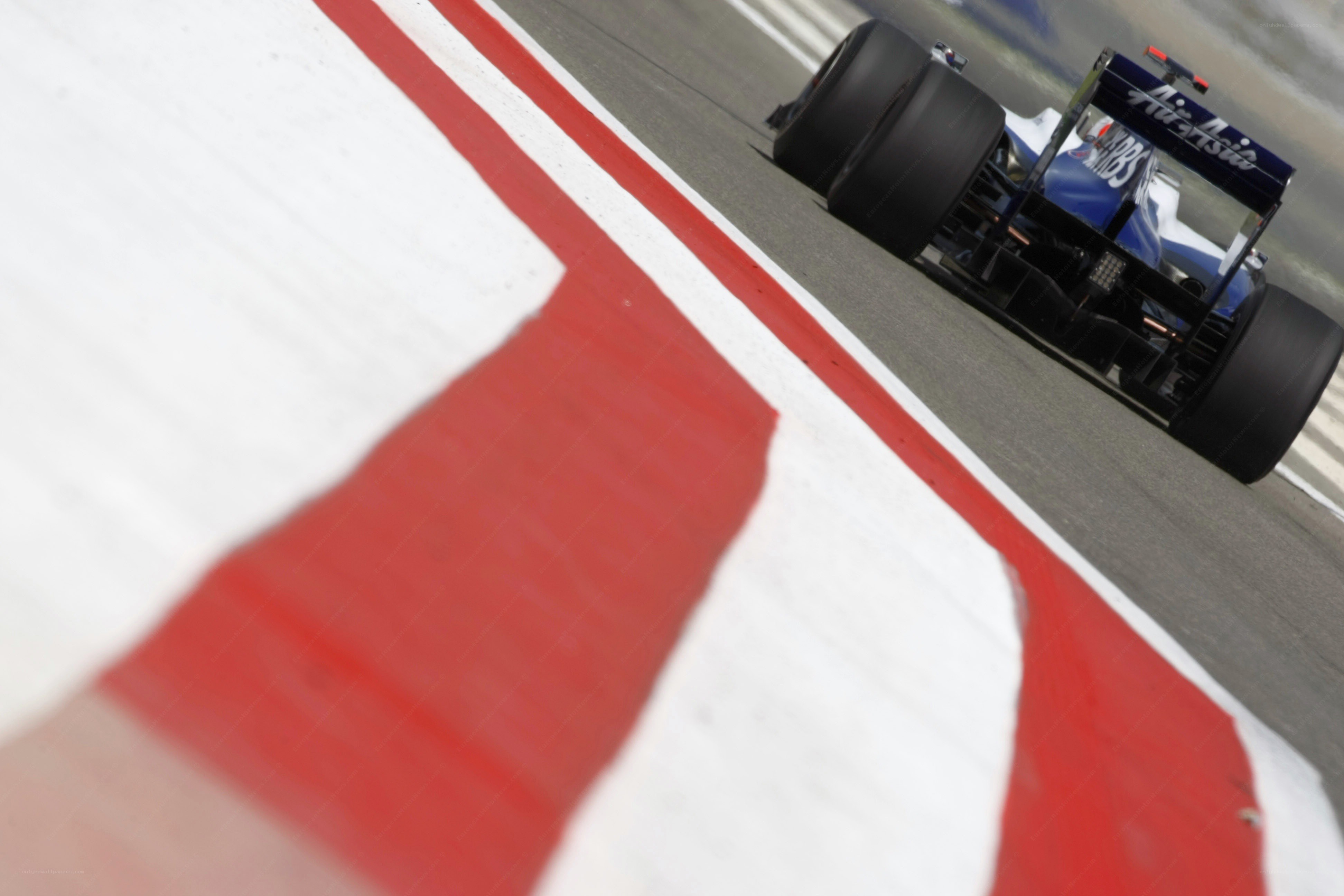 Formula One car on track