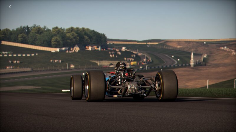 Formula One Car on Track — Black, Calm, Afternoon, 3d Render