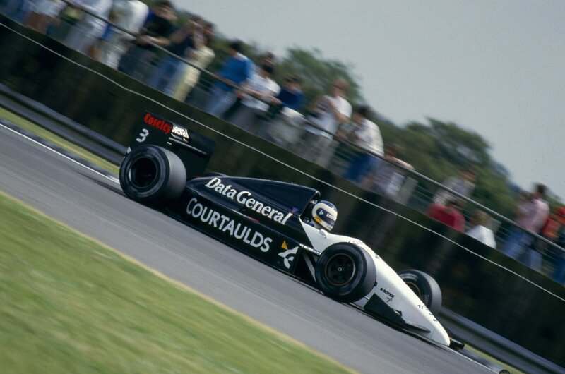 Formula One Car on Track — Black, Dynamic, Afternoon, Photograph, Driver, Crowd, Race Car