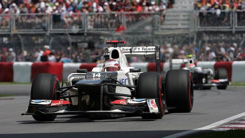 Formula One Car on Track — Black, Dynamic, Afternoon, Photograph, Driver, Crowd