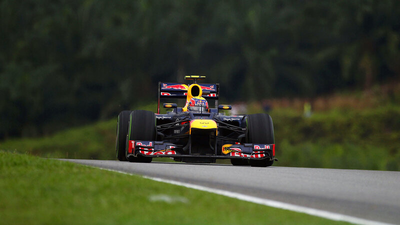 Formula One Car on Track — Black, Dynamic, Afternoon, Photograph, Driver, Race Car, Grass