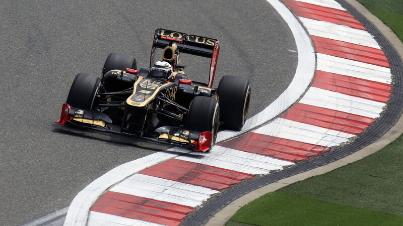 Formula One Car on Track — Black, Dynamic, Afternoon, Photograph, Driver, Racetrack, Curb