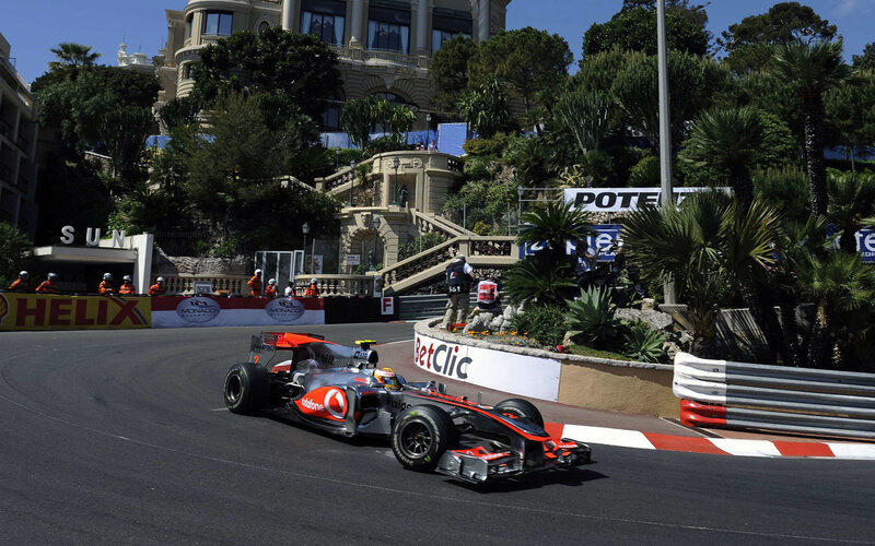 Formula One Car on Track — Black, Dynamic, Afternoon, Photograph, Race Car
