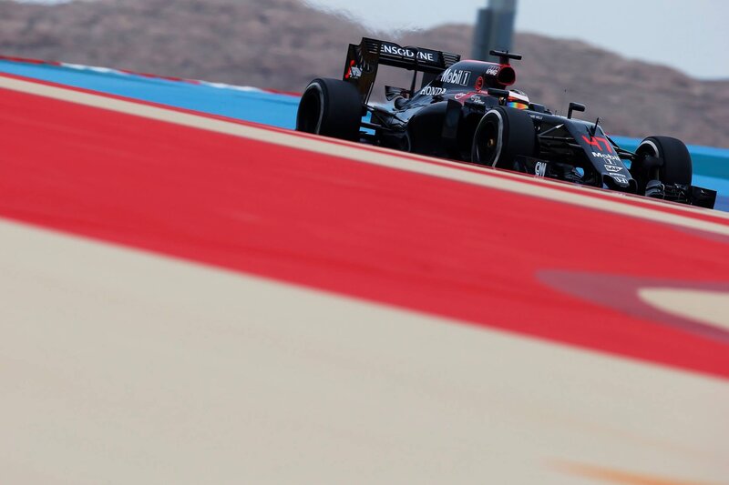 Formula One Car on Track — Black, Dynamic, Afternoon, Photograph, Racing Car, Hills