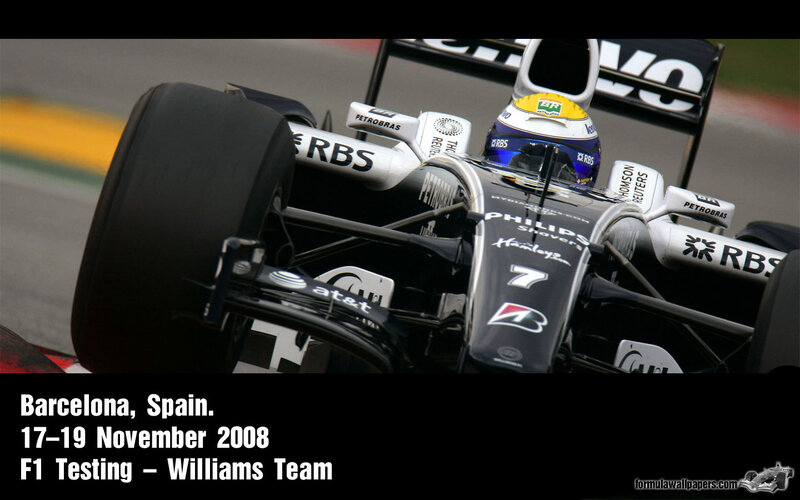 Formula One Car on Track — Black, Dynamic