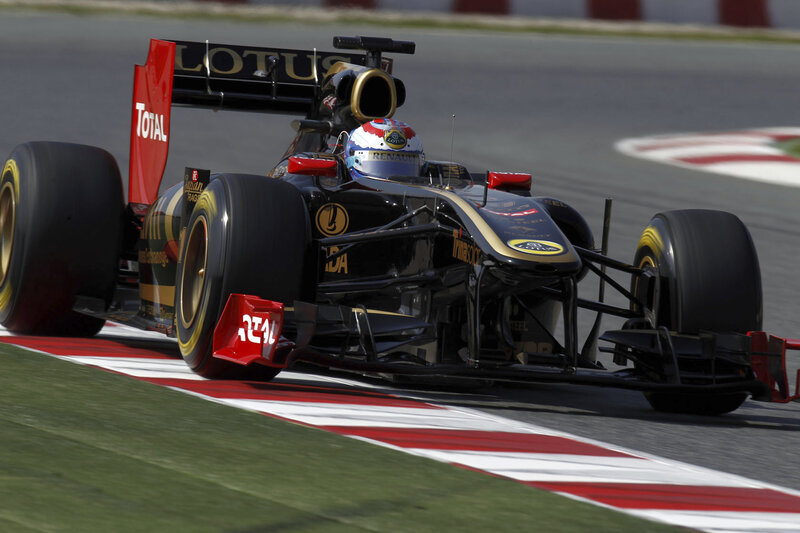 Formula One Car on Track — Black