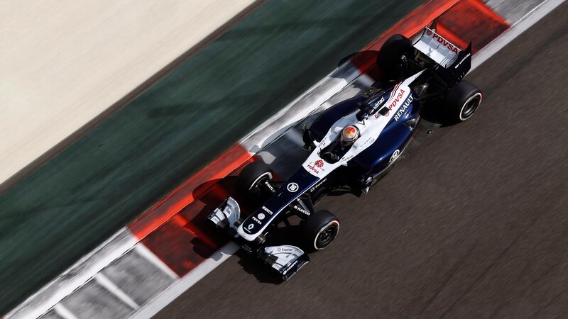 Formula One Car on Track — Blue, Dynamic, Afternoon, Photograph, Driver, Racing Circuit, Tire