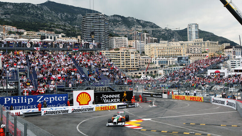 Formula One Car on Track — Gray, Active