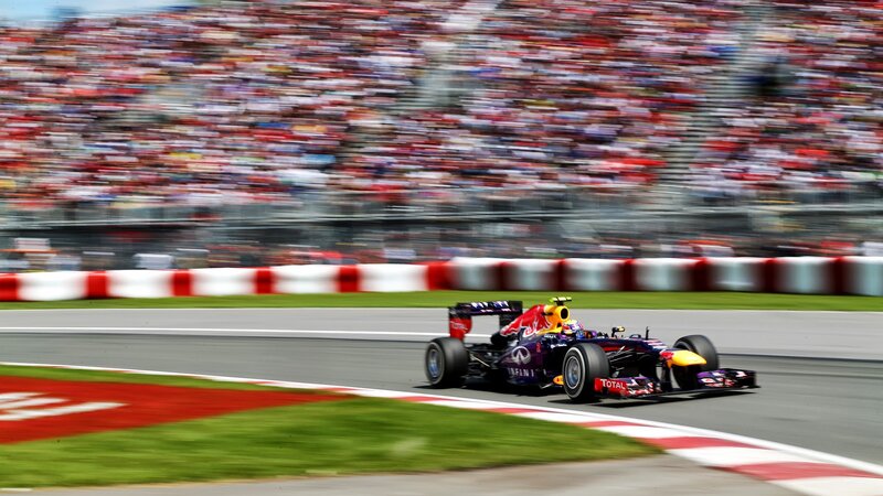 Formula One Car on Track — Purple, Dynamic, Afternoon, Photograph