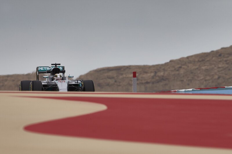Formula One Car on Track — Red, Calm
