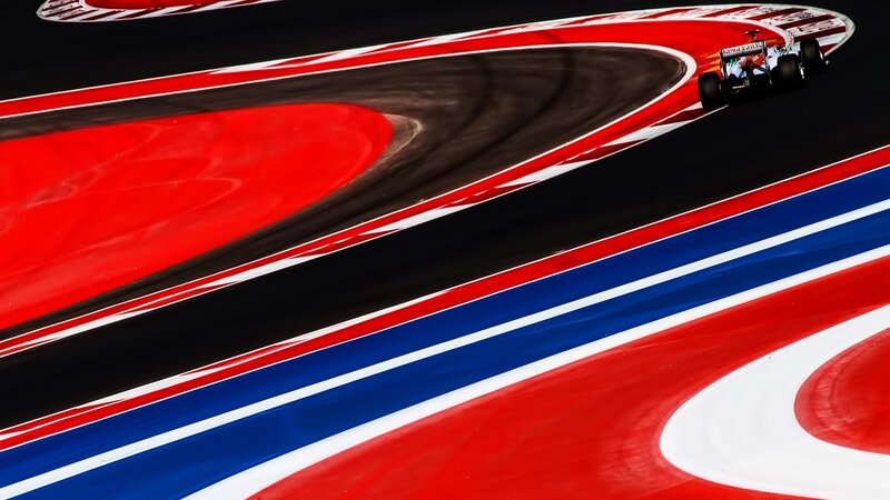 Formula One Car on Track — Red, Dynamic, Photograph, Race Car