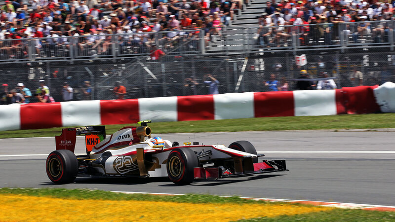 Formula One Car on Track — White, Dynamic, Afternoon, Photograph, Crowd, Fence, Grass