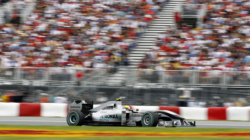 Formula One Car on Track — White, Dynamic, Afternoon, Photograph, Crowd, Race Car