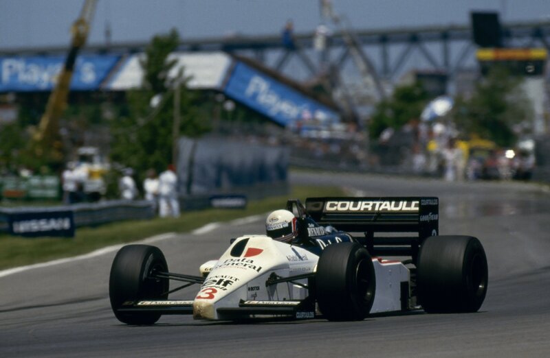Formula One Car on Track — White, Dynamic, Afternoon, Photograph, Driver, Race Track, Spectators
